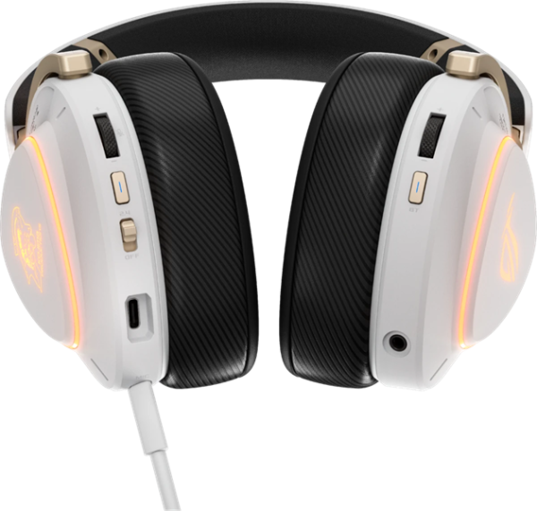 Фото ASUS ROG DELTA II-KJP/WHT, 2.4GHz, Bluetooth, 3.5mm, 315g, 20Hz~20kHz, RGB Lighting, White
