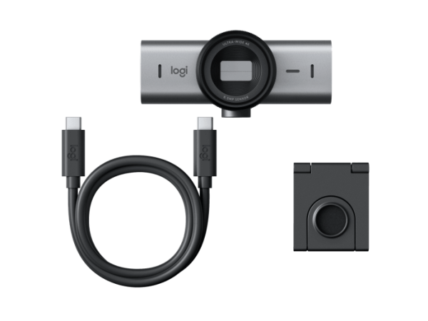 Фото Logitech Webcam Brio MX 4К, 3840x2160, Pale Grey [960-001554]