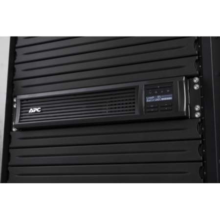 Фото APC Smart-UPS 2200VA/1980W, RM 2U, Line-Interactive, LCD, Out: 220-240V 8xC13 (4-Switched) 1xC19, EPO, SmartConnect, Black, 1 year warranty (замена SMT2200RMI2U)