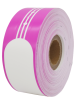 Ninestar (G&G) wristband, 35 mm/260 mm, core 24 mm, 100 per roll, clips included - PINK