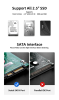 Фото Netac WH11 2.5 SATA to USB3.0 External HDD/SSD Case, Slide Transparent Cover, with USB3.0 A to B cable