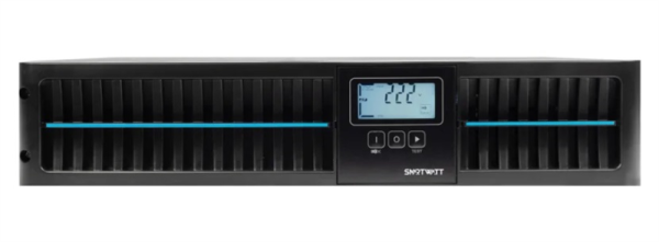 Фото SMARTWATT ИБП онлайн, чистый синус, мощность 2000/1800 ВА/Вт, стоечный/напольный, LCD дисплей, порт USB, RS232, EPO, SNMP слот, IEC13 - 8 шт., встроенные АКБ 4*9 Ач (3703020040009)