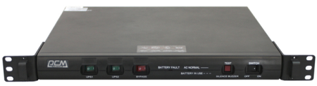 Фото Powercom King Pro RM, Line-Interactive, 1000VA/800W, Rack mount 1U, 5*IEC320-C13 (1 surge & 4 batt), USB, LCD, black (1152593)