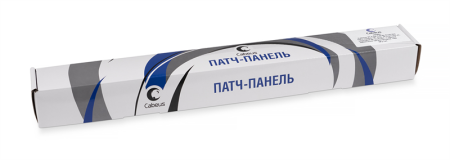 Фото Cabeus PL2-24-Cat.5e-Dual IDC Патч-панель 19" (1U), 24 порта RJ-45, категория 5e, Dual IDC, с задним кабельным организатором, new