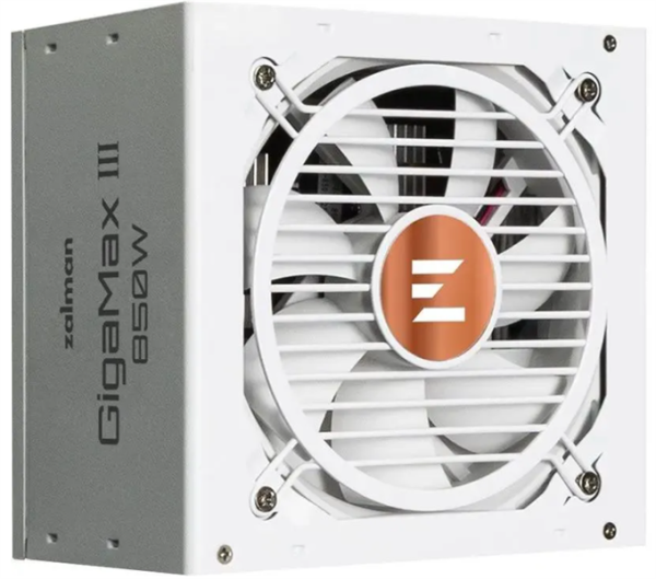 Фото Zalman ZM850-GV3 WH, 850W, ATX12V v3.0, Gen 5.0, APFC, 12cm Fan, 80+ Bronze, Retail