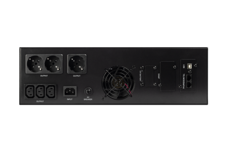 Фото SMARTWATT линейно-интерактивный SIN, 1500/1200 ВА/Вт, стоечный/напольный, LCD дисплей, IEC C13 - 3 шт., Shuko CEE7/4 - 3 шт.