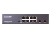 Фото OSNOVO SW-80802(150W) PoE коммутатор Gigabit Ethernet на 8 RJ45 + 2 SFP порта. Порты: 1 x GE (10/100/1000Base-T) с PoE (до 60W, A+B) + 7 x GE (10/100/1000Base-T) с PoE (до 30W), 2 x GE SFP (1000 Base-