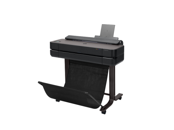 Фото HP DesignJet T650 (24",4color,2400x1200dpi,1Gb, 26spp(A1),USB/GigEth/Wi-Fi,stand,media bin,rollfeed,sheetfeed,tray50(A3/A4), autocutter,GL/2,RTL, repl. 5ZY62A, 5HB08A (5HB08D#B19))