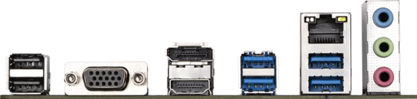 Фото GIGABYTE B760M E, LGA1700, B760, 2*DDR5, 4*SATA, 2*M.2, 4*USB 3.2, 2*USB 2.0, 1*PCIx16, 1*PCIx1, HDMI+DP, mATX