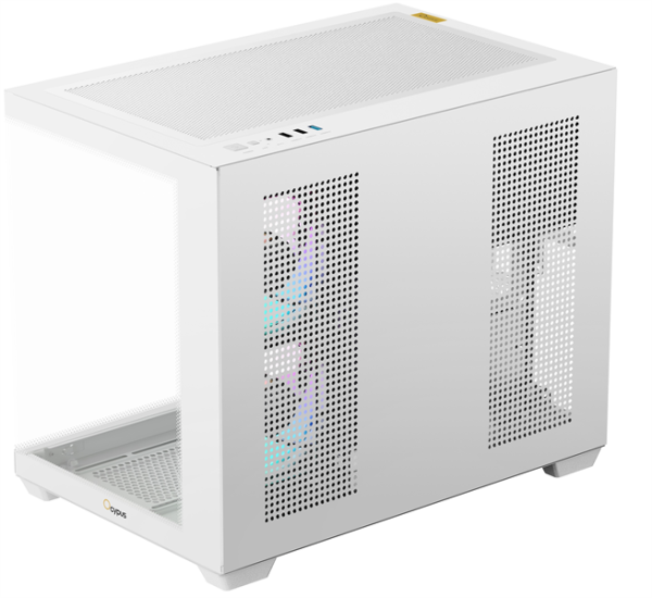 Фото Ocypus Gamma C54 WH ARGB, MATX, USB3.0*1+USB2.0*2, SIDE 2x120mm ARGB, REAR 1x120mm ARGB