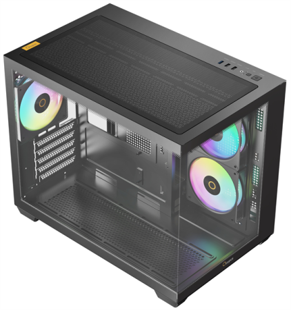 Фото Ocypus Gamma C54 BK ARGB, MATX, USB3.0*1+USB2.0*2, SIDE 2x120mm ARGB, REAR 1x120mm ARGB