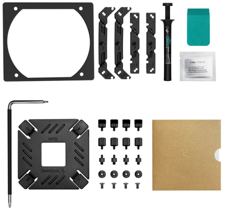 Фото DEEPCOOL ASSASSIN VC ELITE LGA20XX/1851/1700/1200/115X/AM5/AM4 (6шт/кор,TDP 300W, PWM, DUAL FAN 140mm + 120mm, DUAL Heatsink, 7 Heatpipe, Copper Base) RET (R-ASN4-BKNVNN-GJD)