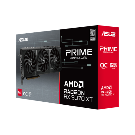 Фото ASUS PRIME-RX9070XT-O16G//RX9070XT HDMI DP*3 16G D6; 90YV0L71-M0NA00