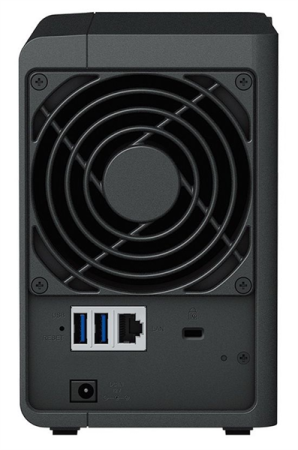 Фото Synology QC 1,7GhzCPU/2Gb/RAID0,1/upto 2HP HDD SATA(3.5')/2xUSB3.2, 1xUSB2.0/1xGbE/iSCSI/2xIPcam(up to 20)/1xPS repl DS218 1YW