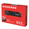 Фото ADATA GAMMIX S70 BLADE M.2 2280 NVMe PCIe 4.0 x4 512GB 7200/2600 COLOR BOX SEPARATED