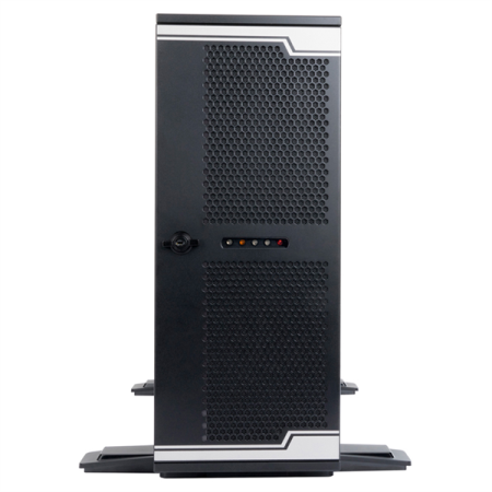Фото InWin IW-R400-01N ________________ /USB3.0*2/Rear fan 8025mm 4200RPM*2/Front fan 8025mm 4200RPM*2/Front door/Air filter for front door/SK35-02