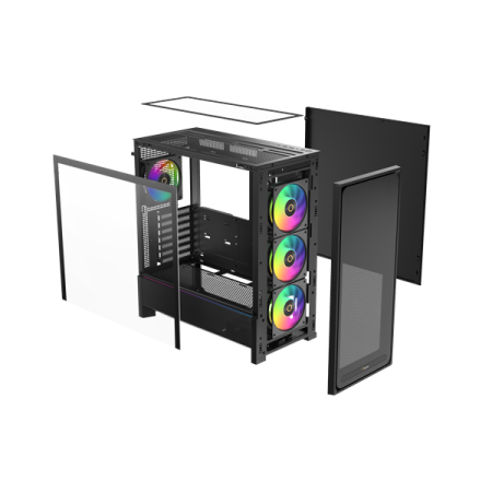 Фото Ocypus Delta C70 BK ARGB, EATX, Type-C*1, USB3.0*2, FRONT 3x120mm ARGB, REAR 1x120mm ARGB