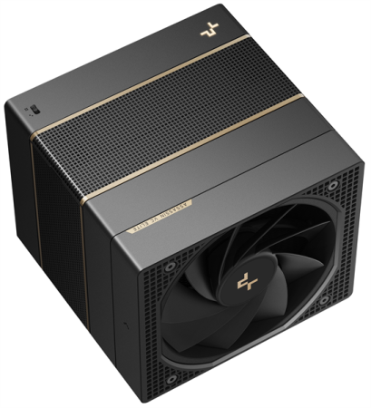Фото DEEPCOOL ASSASSIN VC ELITE LGA20XX/1851/1700/1200/115X/AM5/AM4 (6шт/кор,TDP 300W, PWM, DUAL FAN 140mm + 120mm, DUAL Heatsink, 7 Heatpipe, Copper Base) RET (R-ASN4-BKNVNN-GJD)