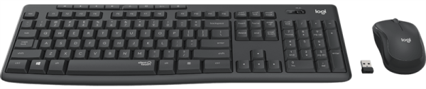 Фото Logitech Wireless Desktop MK295 (Keybord&mouse), USB, SilentTouch, Black, Rus/Eng, [920-009807]