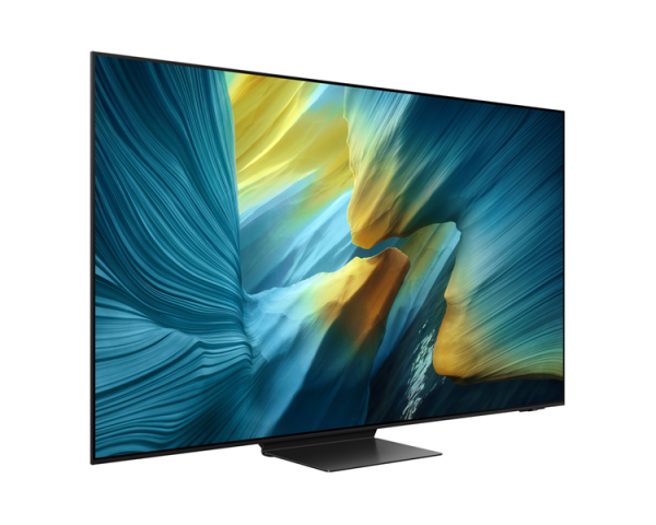Фото Samsung OLED TV QE55S95FAUXRU, 55', OLED, 4K 3840x2160, 120Hz, Tizen Smart TV, 70W, Tuner (DVB-T2/C/S2, PAL,SECAM), HDMI, USB, USB-C, CI+, Wi-Fi, BT, LAN, VESA 400x300, class A, Graphite Black