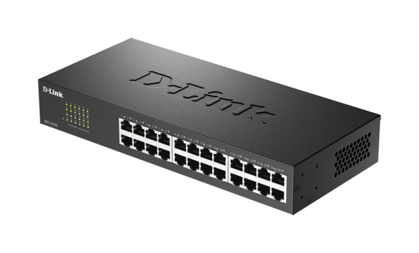Фото D-Link Неуправляемый коммутатор, 24x100Base-TX, корпус металл