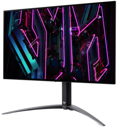 Фото Acer Predator X27Ubmiipruzx 26,5" OLED 2560x1440 240 Hz1 000cd/m 20,01 / 0,03ms 2xHDMI + 1xDP + 1xType-C(90W) + Audio out + USB 3.2x2+USB-B +Speaker 5Wx2150 H.Adj Pivot