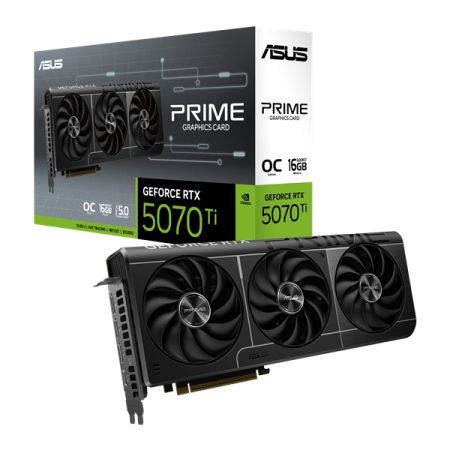 Фото ASUS PRIME-RTX5070TI-O16G//RTX5070TI,HDMI*1,DP*3,16G,D7; 90YV0MF0-M0NA00