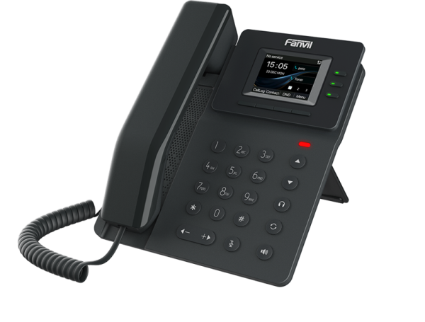 Фото Fanvil V60W (Замена X301W), 4 SIP-акк., 2,4", 320x240 Цвет. Экран, POE, БП в комп., 2x100 Mbps, Wi-Fi 6, BT 5.4