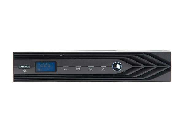 Фото (9903) SKAT-UPS 1000-RACK-ON-E ИБП 900 Вт, online, синус,внешн. АКБ х 2 шт, 8xC13