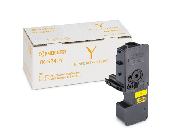  Kyocera Тонер-картридж TK-5240Y для P5026cdn/P5026cdw/M5526cdn/M5526cdw жёлтый (3000 стр.)