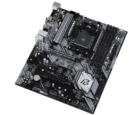 Фото ASROCK B550 PHANTOM GAMING 4, AM4, B550, 4*DDR4, 6*SATA, 2*M.2, 6*USB 3.2, 6*PCIx16, 2*PCIx1, 1*M.2 (Key E), HDMI, ATX