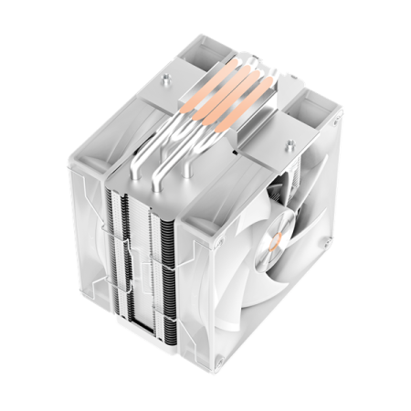 Фото Ocypus Delta A40 Elite WH Dual Fan, 2x120mm FAN, Top Panel, 4 HEAT PIPES, 4-PIN PWM, 500-2000 RPM, 29DBA, HYDRO BEARING, LGA115X/1200/1700/18XX, AM4/AM5