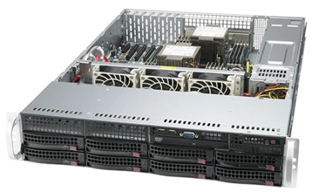 Supermicro SuperServer 2U 620P-TR noCPU(2)3rd GenScalable/TDP 270W/no DIMM(16)/ SATARAID HDD(8)LFF/6xLP,M2/2x1GbE/2x1200W