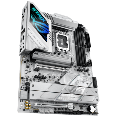 Фото ASUS ROG STRIX Z890-A GAMING WIFI, LGA1851, Z890, 4*DDR5, 4*SATA, 5*M.2, 7*USB 3.2, Type-C, 2*PCIx16, 2*Thunderbolt™ 4, HDMI+DP, ATX; 90MB1I90-M0EAY0