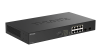 Фото D-Link Конфигурируемый PoE-коммутатор, 8х1000Base-T PoE, 2x1000Base-X SFP, PoE-бюджет 125 Вт, дальность PoE до 250 м, DIP-переключатель, корпус металл