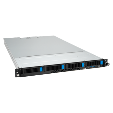 Фото ASUS RS501A-E12-RS4: 1U, 1x AMD EPYC 9004/9005 SP5 (TDP 360–400W), 24x DDR5 RDIMM (up to 3TB), 4x 2.5/3.5 SATA/U.2, 2x M.2 , 3x PCIe 5.0 + OCP 3.0, 2x 1GbE, 2x 1600W PSU