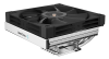 Фото DEEPCOOL AN600 LGA1700/1200/115X/AM5/AM4 низкопрофильный 67mm (18шт/кор, TDP 180W, PWM, White LED Fan 120mm, 6 тепл. трубок, Copper Base, черный) RET (R-AN600-BKNNMN-G)