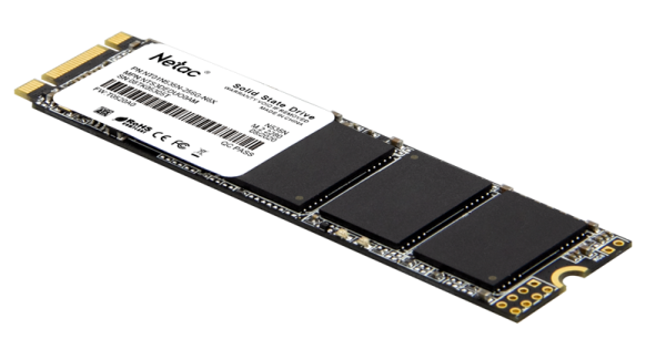 Фото Netac SSD N535N 256GB M.2 2280 SATAIII 3D NAND, R/W up to 540/490MB/s, TBW 140TB, 3y wty