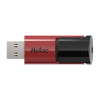 Netac U182 Red 32GB USB3.2 Flash Drive, retractable (replaced NT03U182N-032G-30RE)