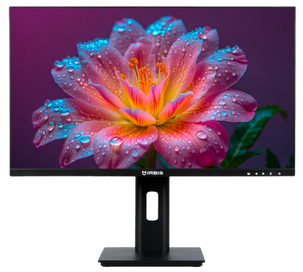 23.8'' IRBIS SMARTVIEW 24 LED Monitor 1920x1080, 16:9, IPS, 300 cd/m2, 1000:1, 3ms, 178°/178°, VGA, HDMI, DP, USB,100Hz,Tilt,Height,Swivel,Pivot,Speak, внутр бп, VESA для mini ПК Bl 3y (China)