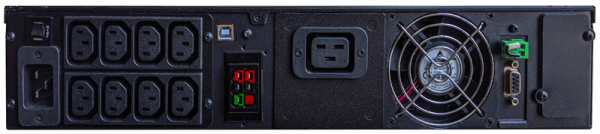 Фото Powercom SENTINEL, On-Line, 3000VA/3000W, Rack/Tower, 8*IEC320-C13 + 1*C19, Serial+USB, SNMP Slot (1452103)