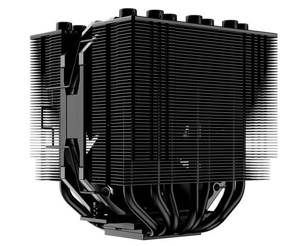 Фото ID-COOLING SE-207-XT SLIM LGA20XX/1700/1200/115X/AM4 (12шт/кор, TDP 220W, PWM, черный, 7 тепл.трубок + медная база, 1 x FAN 120mm, черный) RET