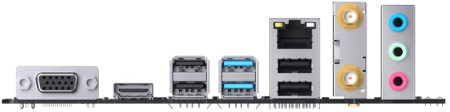 Фото MAXSUN MS-B760M GAMING WIFI GANK V2, LGA1700, B760, 2*DDR5, 3*SATA3, M.2, 2*USB 3.2, 4*USB 2.0, 1*PCIEx16, 1*PCIEx1, VGA+HDMI, mATX