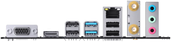 Фото MAXSUN MS-B760M GAMING WIFI GANK V2, LGA1700, B760, 2*DDR5, 3*SATA3, M.2, 2*USB 3.2, 4*USB 2.0, 1*PCIEx16, 1*PCIEx1, VGA+HDMI, mATX