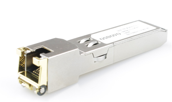 OSNOVO SFP-TP-RJ45(1G) Медный SFP модуль Gigabit Ethernet с разъемом RJ45. Скорость 1000 Мбит/с. Интерфейс: SERDES. Расстояние передачи - до 100 м. Размеры (ШхВхГ): 13,8x13,7x68мм. Вес: 0,03кг. Рабоч
