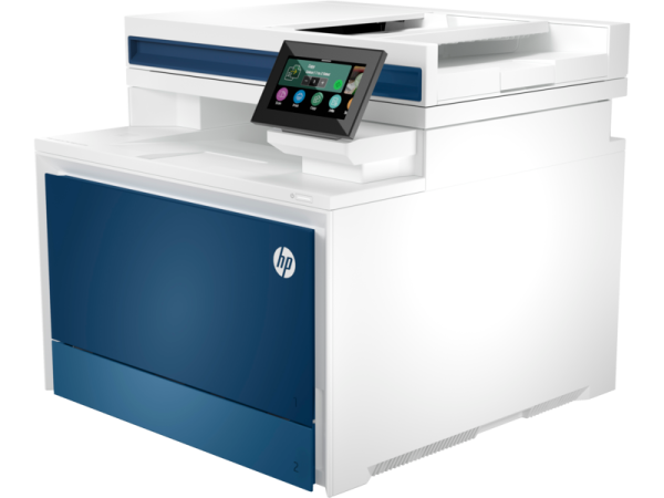 Фото HP Color LaserJet Pro MFP 4303fdn (p/c/s/f, A4,600 dpi,33(35)ppm,512Mb,2 trays 50+250,4.3'' touch display,Duplex, DADF50,USB/GigEth/4 cart.in box black 2000&cmy1000 pages, repl. W1A79A)