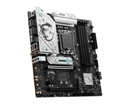 Фото MSI B760M GAMING PLUS WIFI,B760,LGA1700,4DDR5,2PCI-Ex16,1PCI-Ex1,2M.2,4SATA3,2USB3.2 Gen2,7US