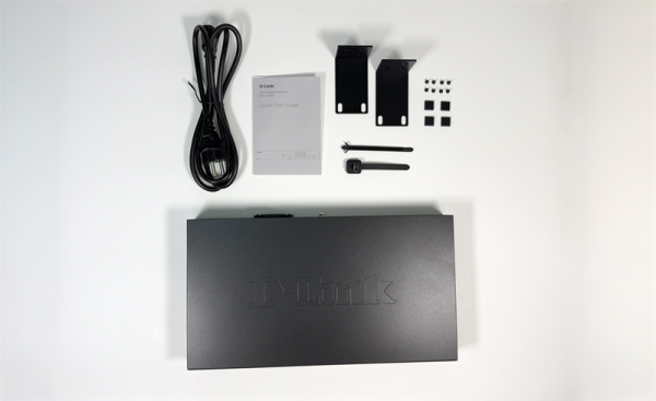 Фото D-Link Конфигурируемый PoE-коммутатор, 8х1000Base-T PoE, 2x1000Base-X SFP, PoE-бюджет 125 Вт, дальность PoE до 250 м, DIP-переключатель, корпус металл