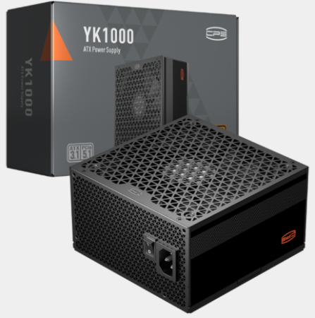 Фото PCCooler YK1000, 1000W, ATX3.1/PCIe5.1, APFC, 80+ Bronze, 13.5cm Fan, Non-Modular (P5-YK1000-B1H)