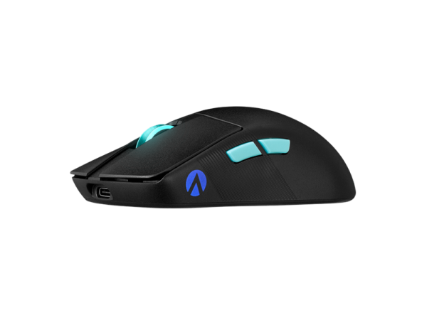 Фото ASUS ROG HARPE ACE AIM LAB EDITION, 54g, Wired, 2.4GHz RF, Bluetooth 5.1, 36K DPI sensor, 5 Programmable Buttons, Black
